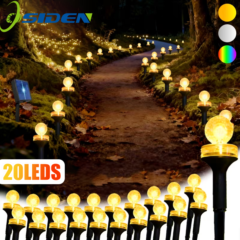 NEW Solar Pathway Lights 10/20 - Camping Solar Lantern avis et prix
