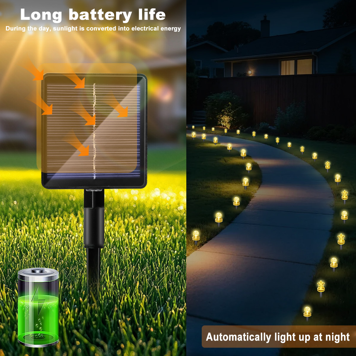 NEW Solar Pathway Lights 10/20 - Camping Solar Lantern avis et prix