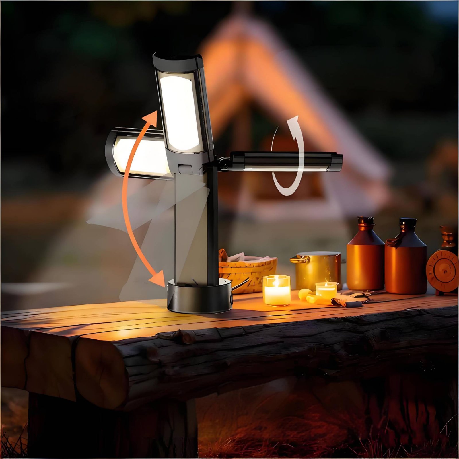 Telescopic Tent Lamp Adjustabl - Outdoor Camping Lamp avis et prix