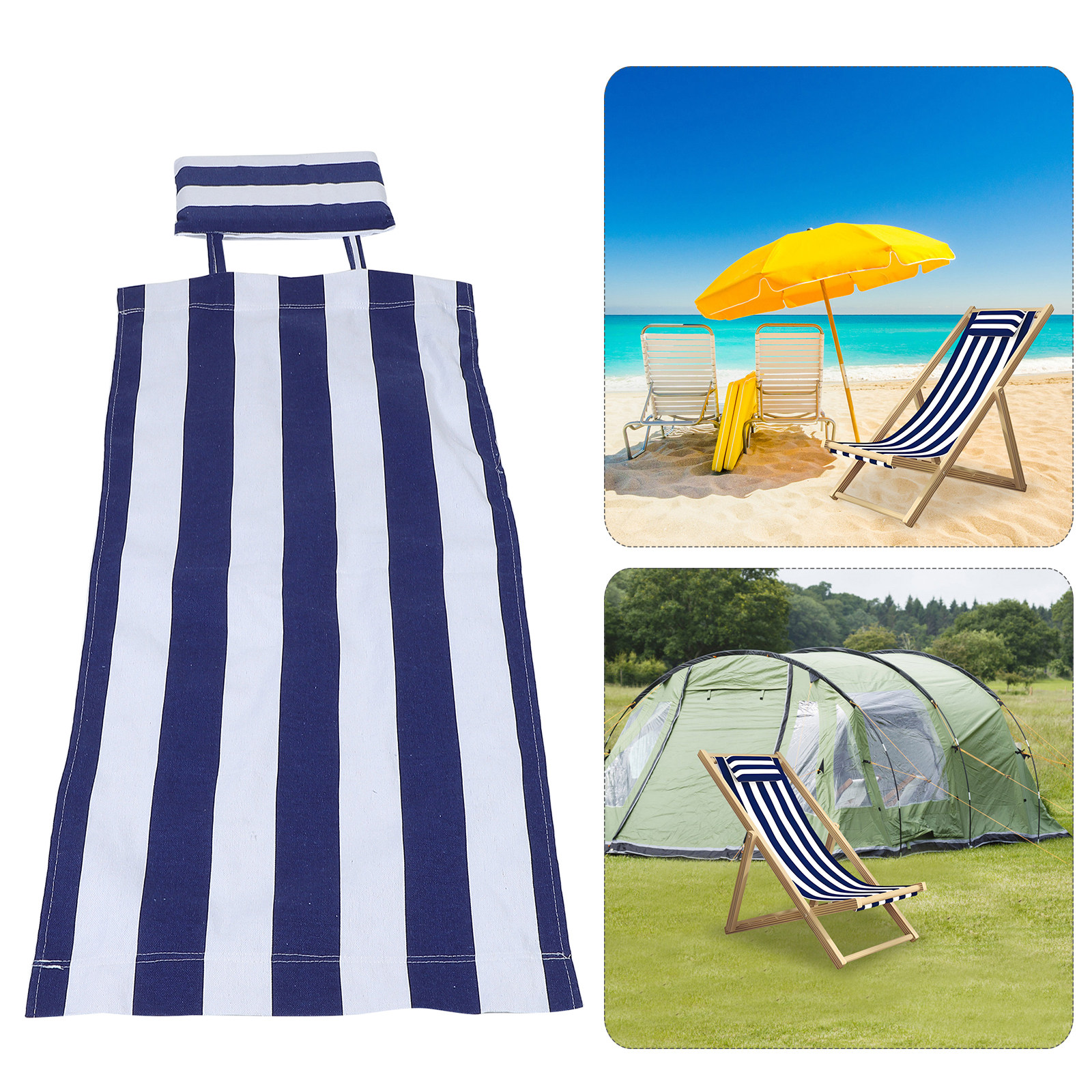 Folding Beach Chair Replacemen - Outdoor Camping Lounge Chairs avis et prix