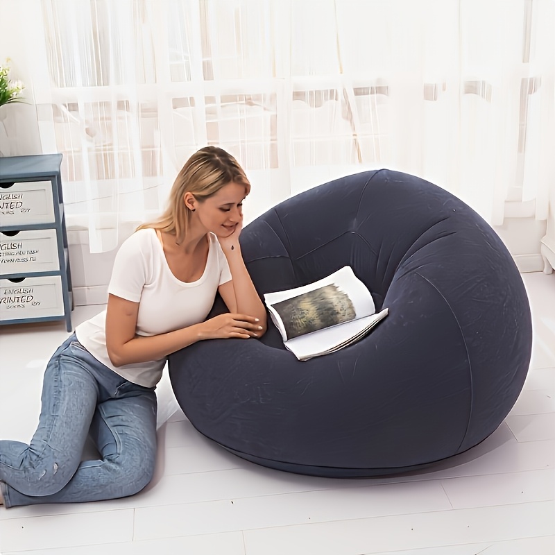 1pc Large Bean Bag Chair, Infl - Outdoor Camping Lounge Chairs avis et prix