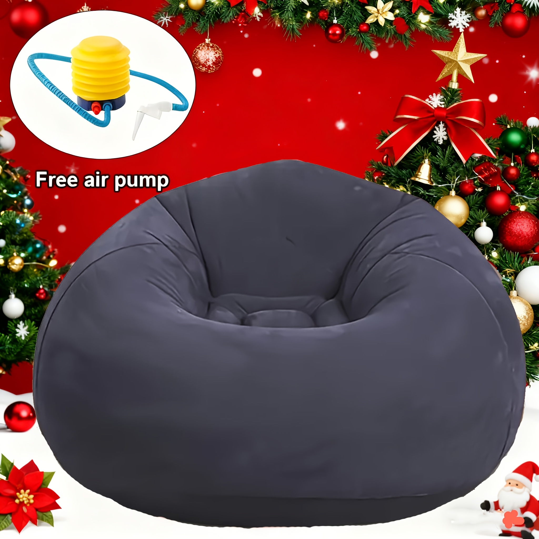1pc Large Bean Bag Chair, Infl - Outdoor Camping Lounge Chairs avis et prix