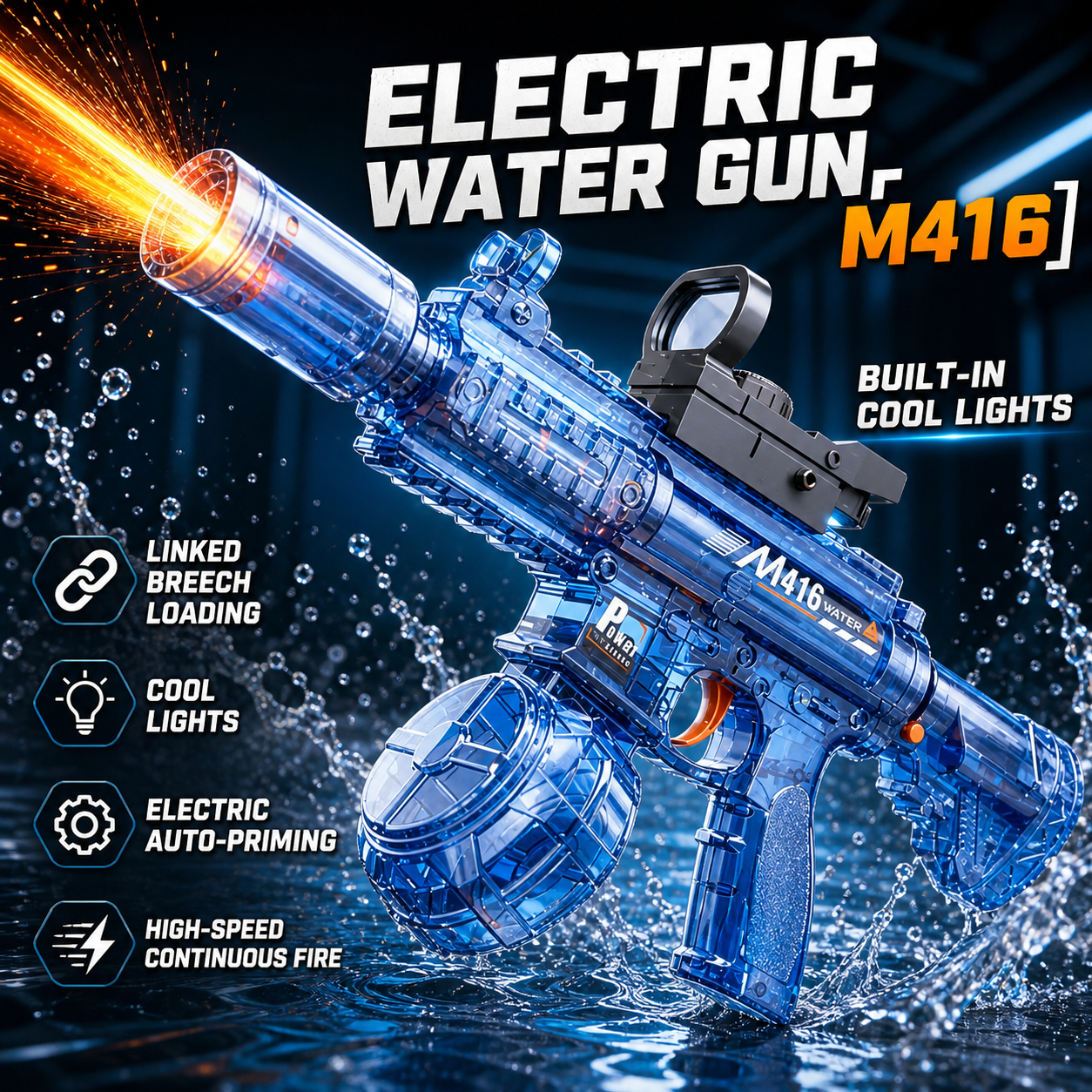 Electric Water Gun Simulation  - Outdoor Camping Games For Kids avis et prix